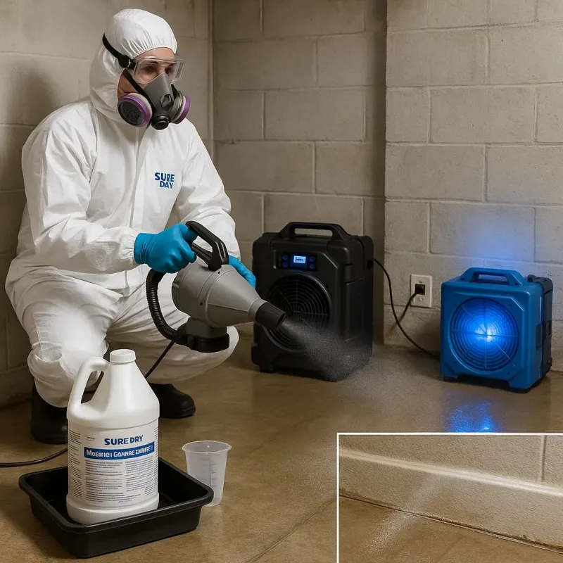 Sanitization and Odor Removal process in Hampton, VA