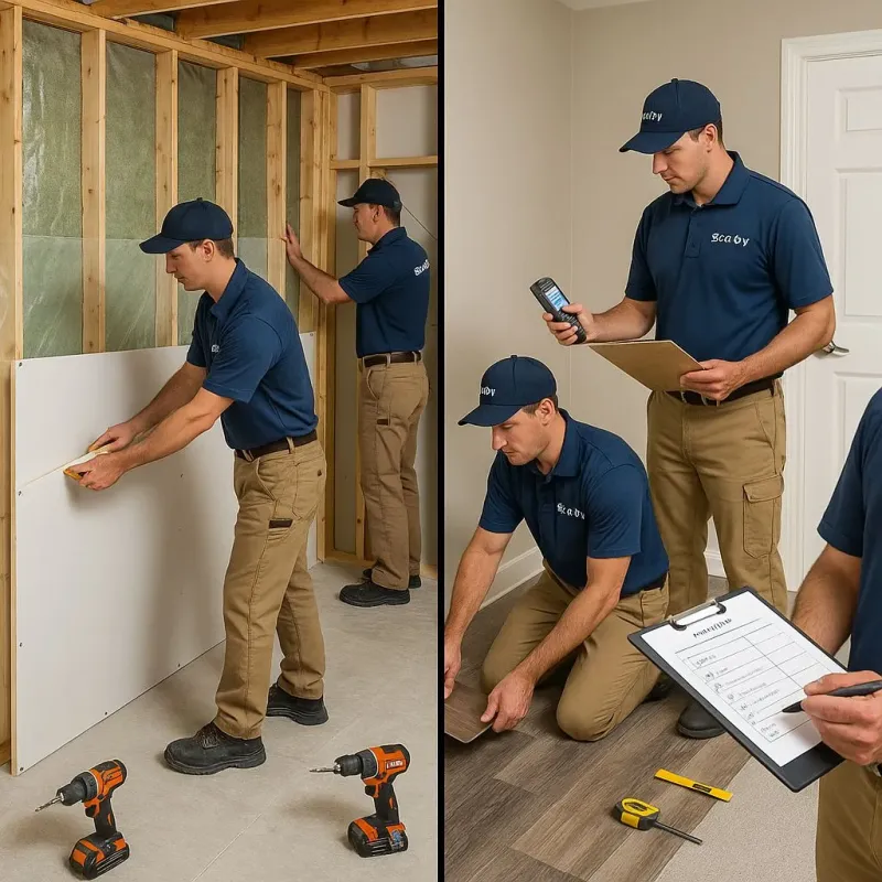 Repairs and Reconstruction process in Hampton, VA